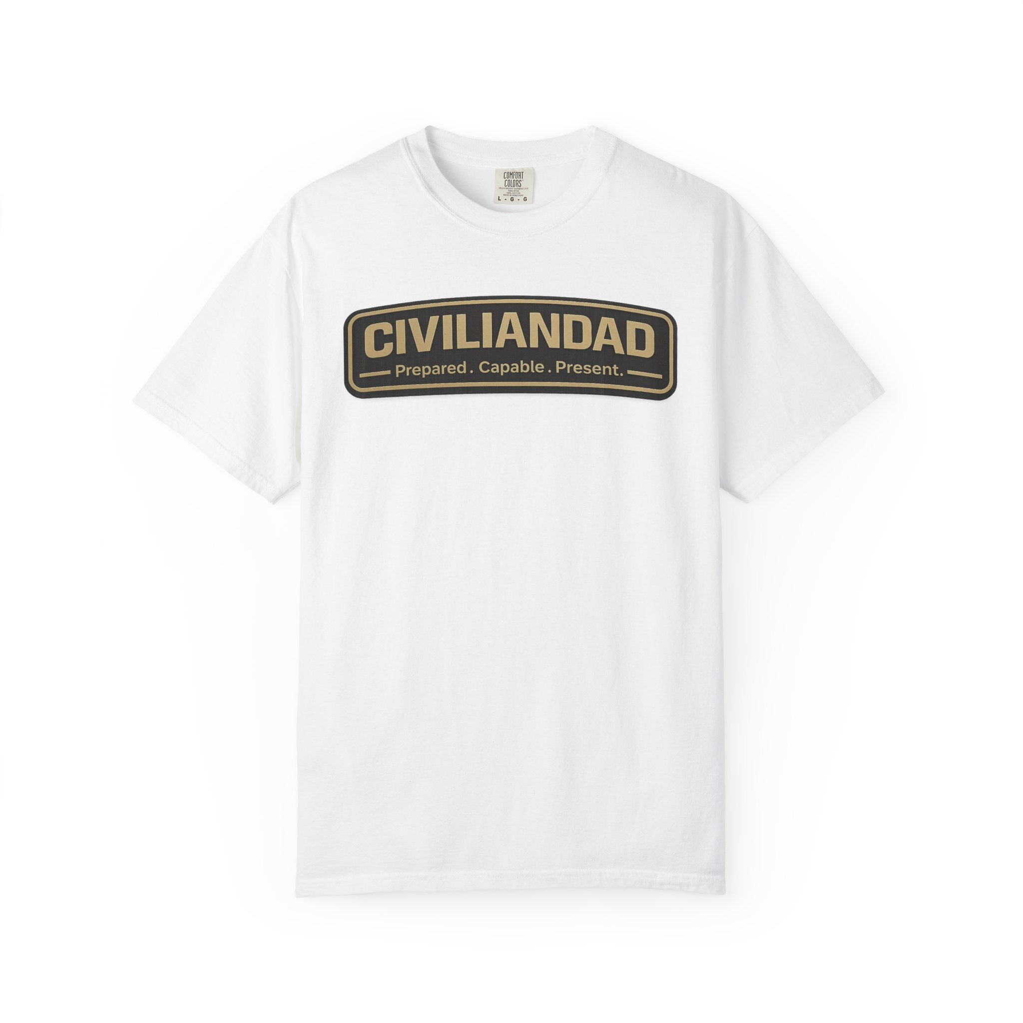 CivilianDad Front and Back Graphic T-Shirt