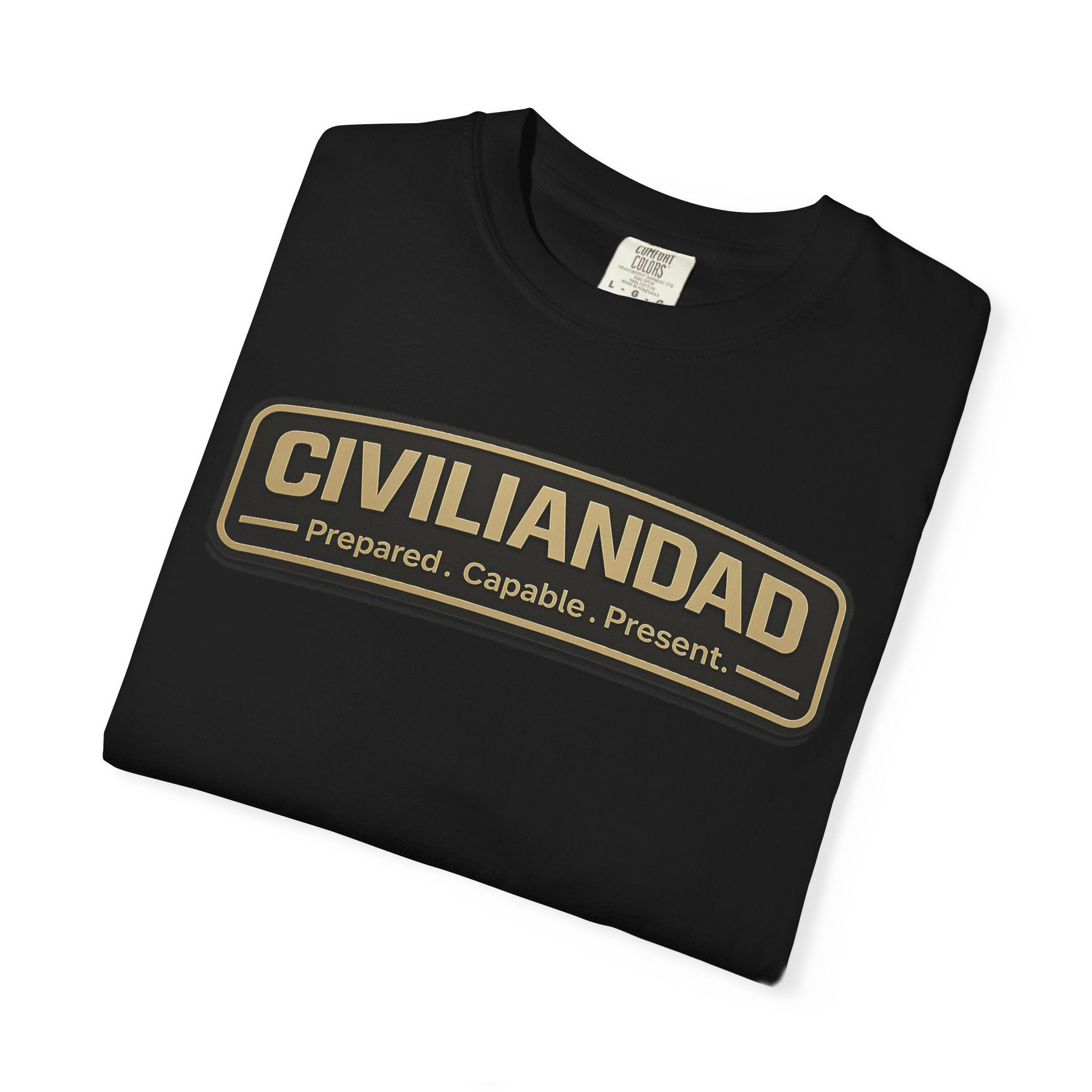 CivilianDad Front and Back Graphic T-Shirt