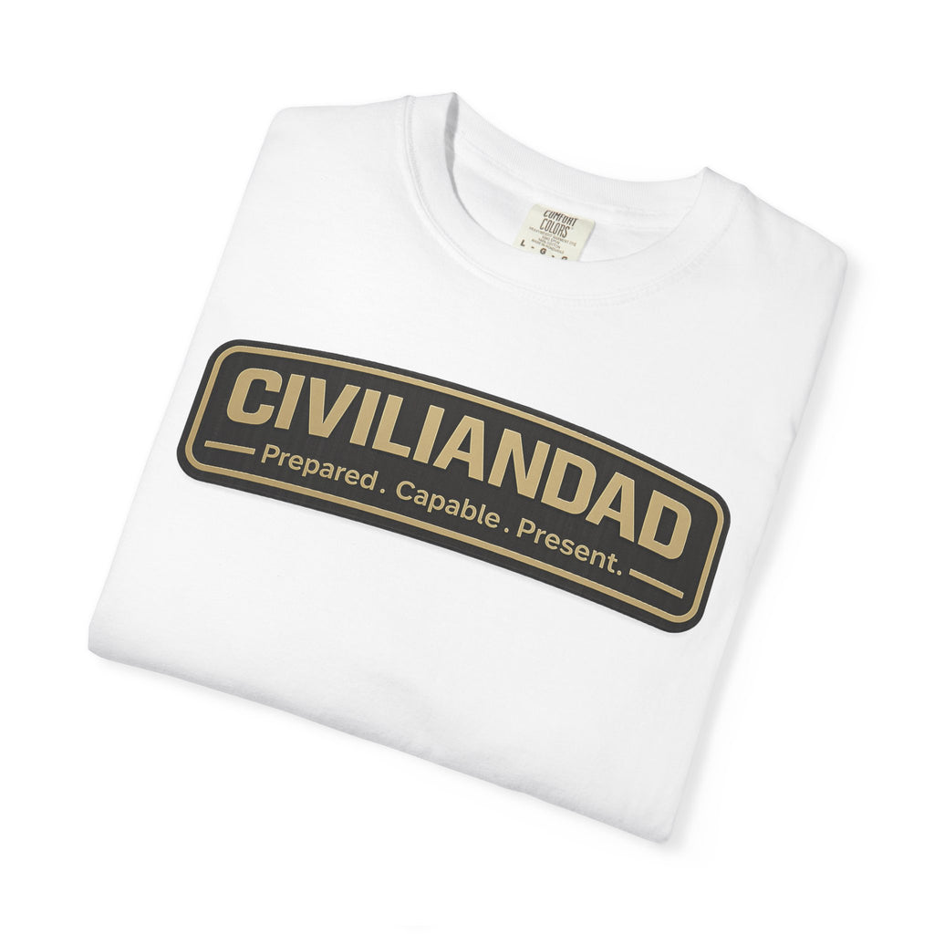 CivilianDad Front and Back Graphic T-Shirt