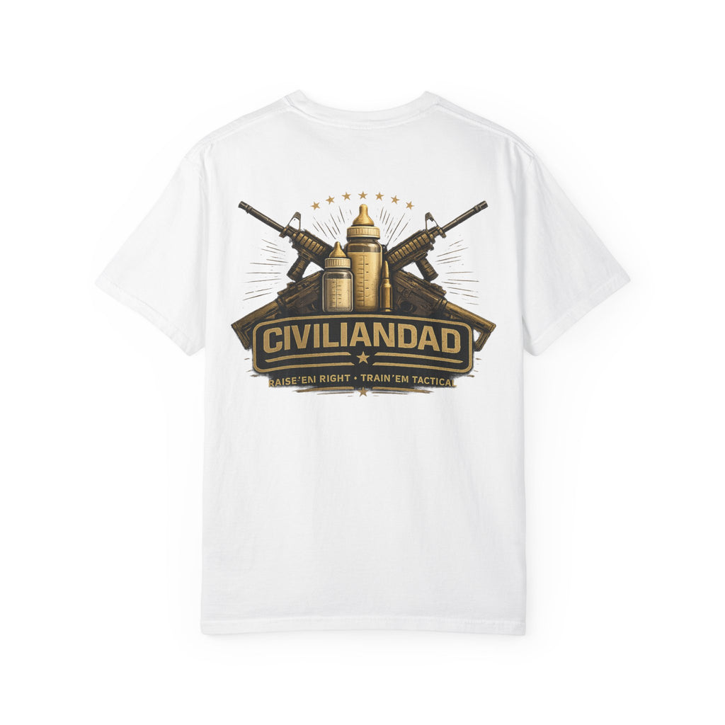 CivilianDad Front and Back Graphic T-Shirt