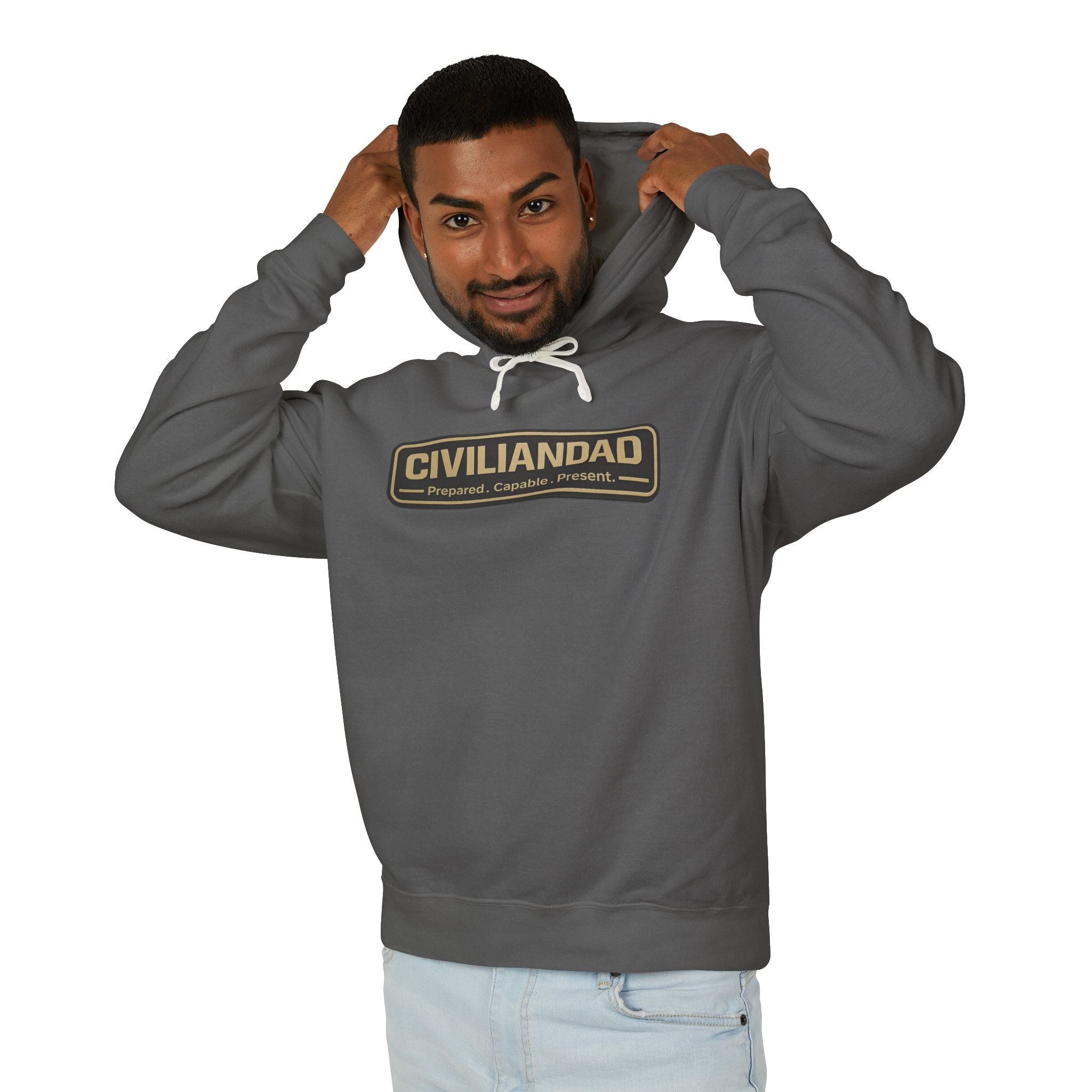 CivilianDad Front Logo only Hoodie