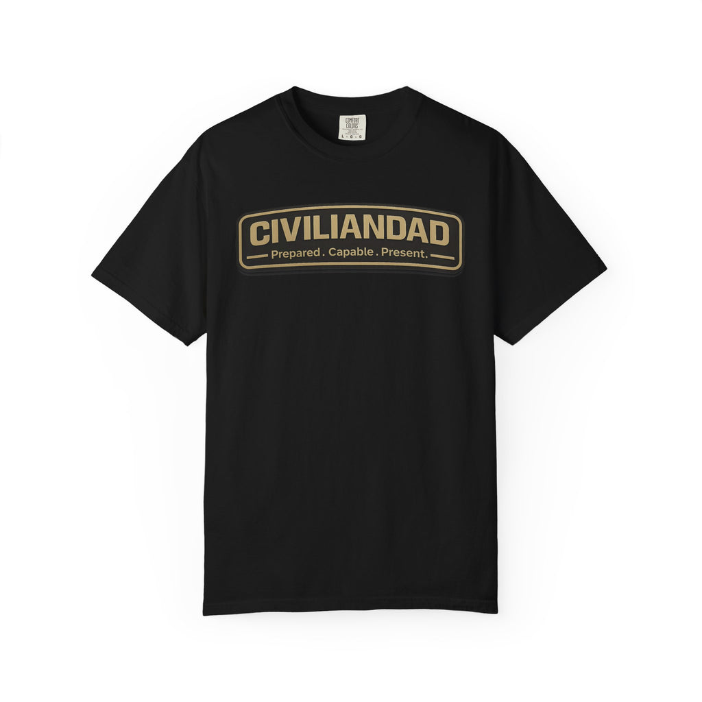 CivilianDad Front and Back Graphic T-Shirt