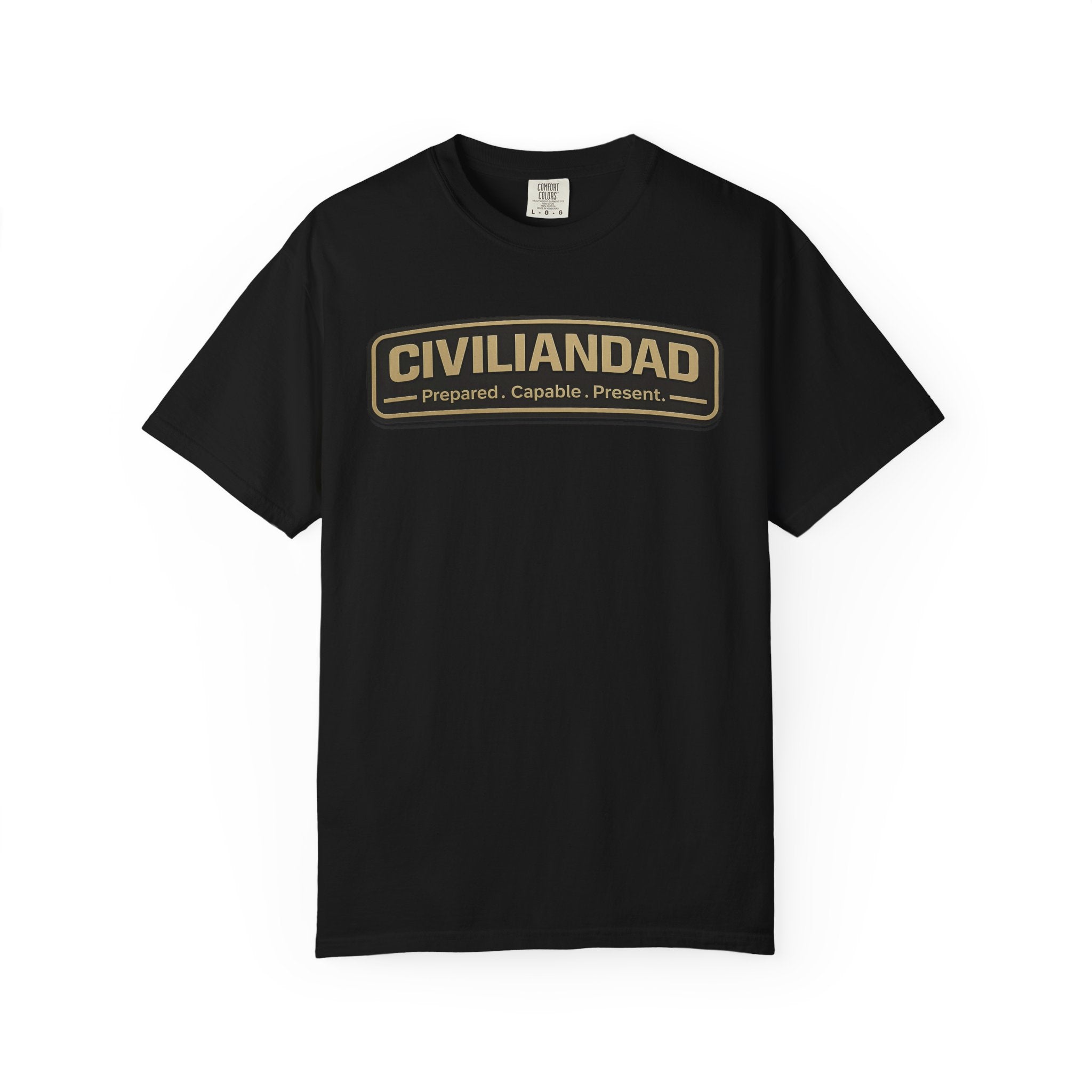 CivilianDad Front and Back Graphic T-Shirt